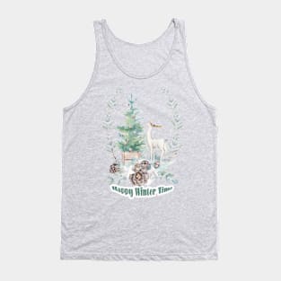 Happy Winter Time Tank Top